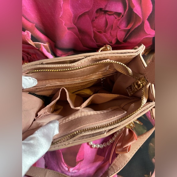 Bebe Pink and Beige Handbag or Crossbody - Picture 13 of 15